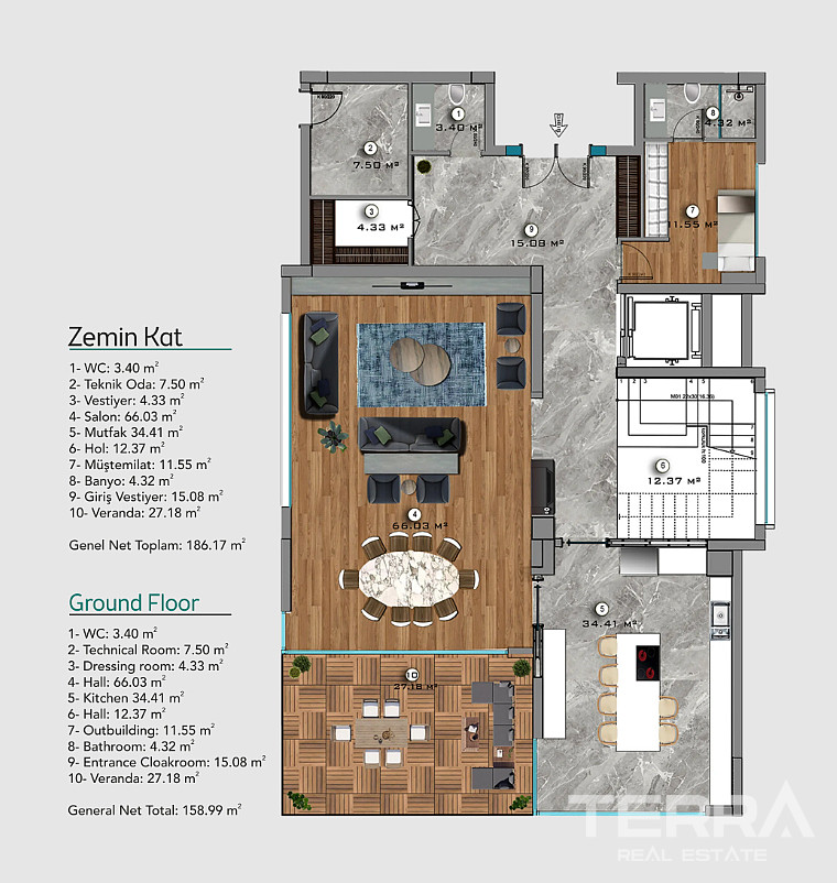 Exclusive Villas for Sale in Ankara, Gölbaşı, Turkey - 108099
