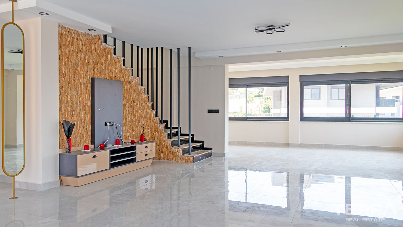 Alanya, Kargıcak'ta Deniz Manzaralı Müstakil Villa - 108105