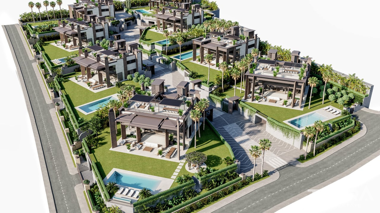 Villas with Private Pools for Sale in Marbella, Costa del Sol, Spain - 108175