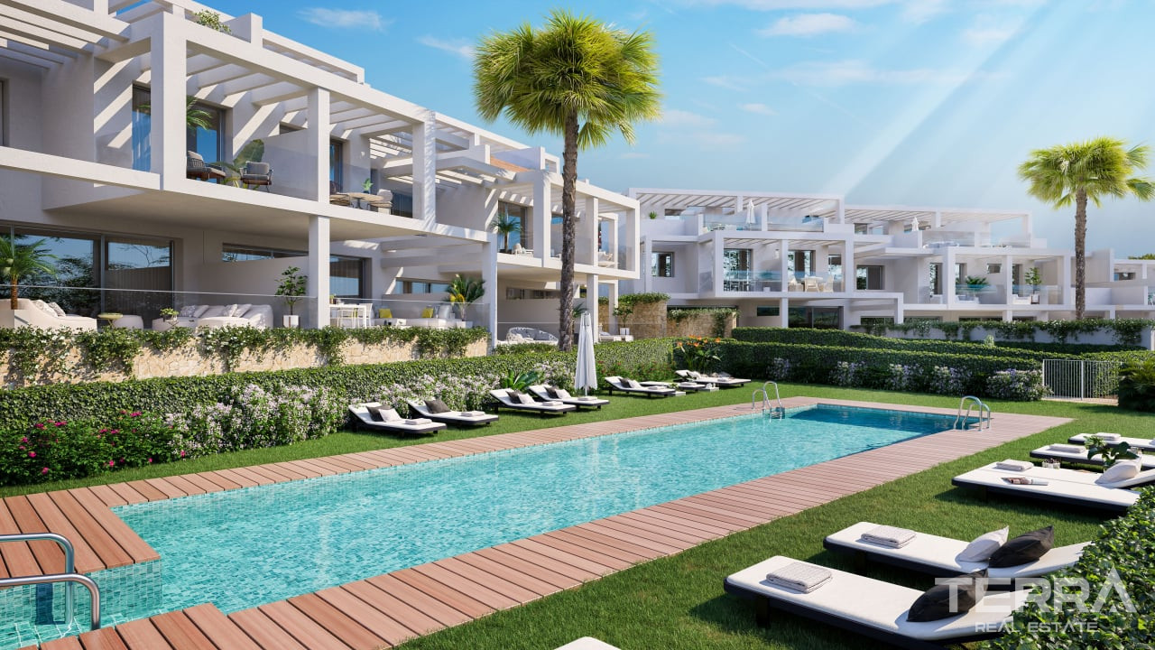 Costa del Sol, Manilva, Malaga'da Deniz Manzaralı Ferah Villalar - 108225