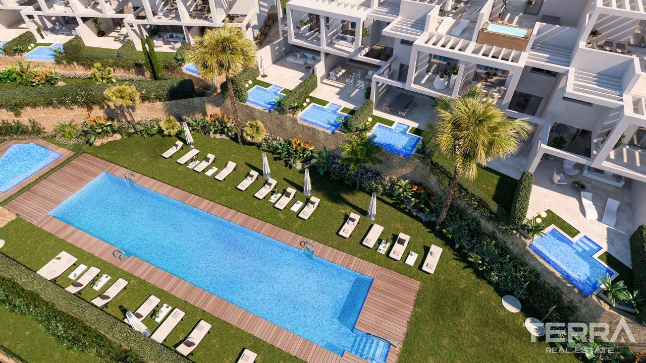Costa del Sol, Manilva, Malaga'da Deniz Manzaralı Ferah Villalar - 108226