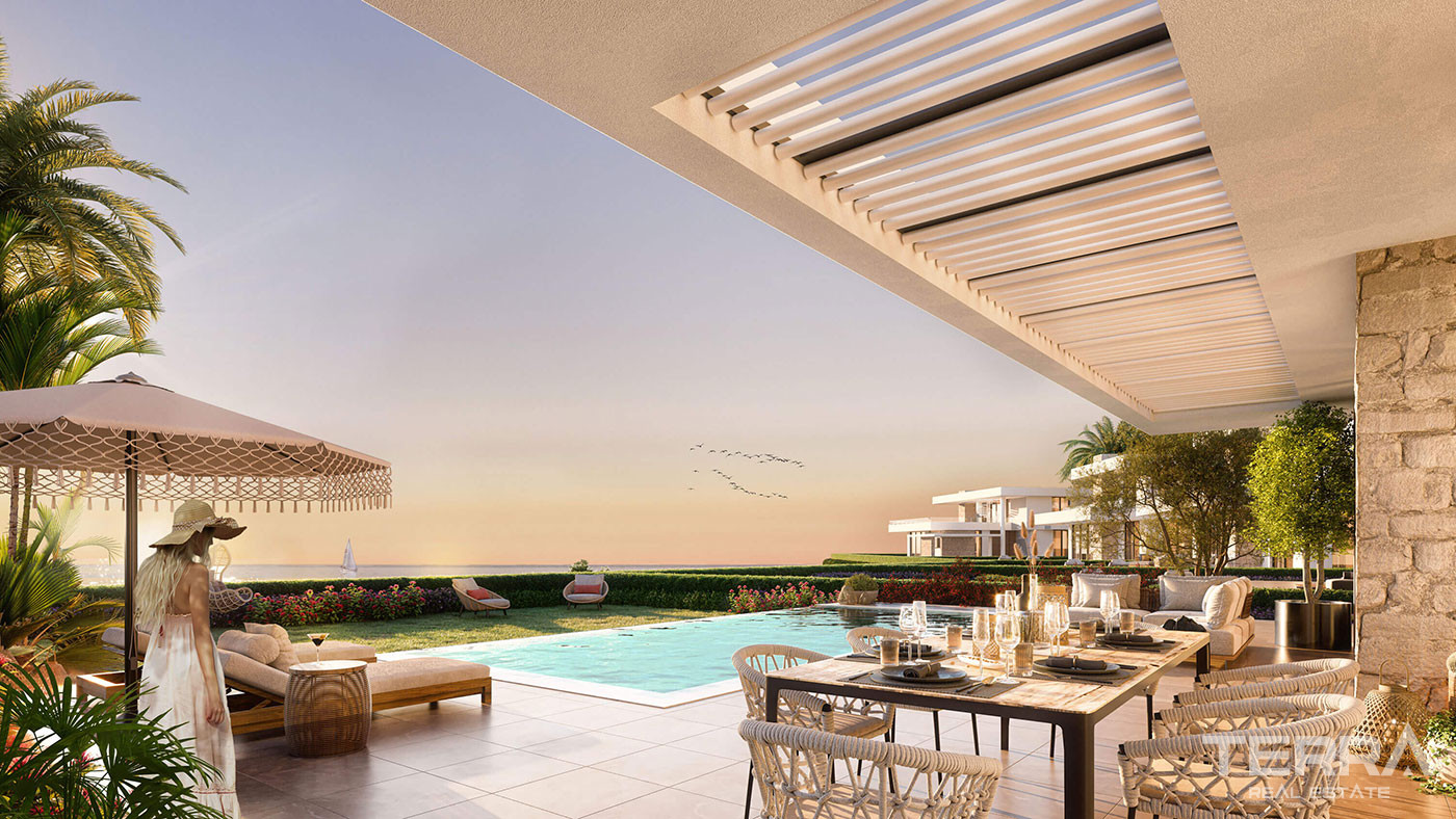 Villas avec vue sur mer à vendre à Esentepe, Kyrenia, Chypre du Nord - 108534