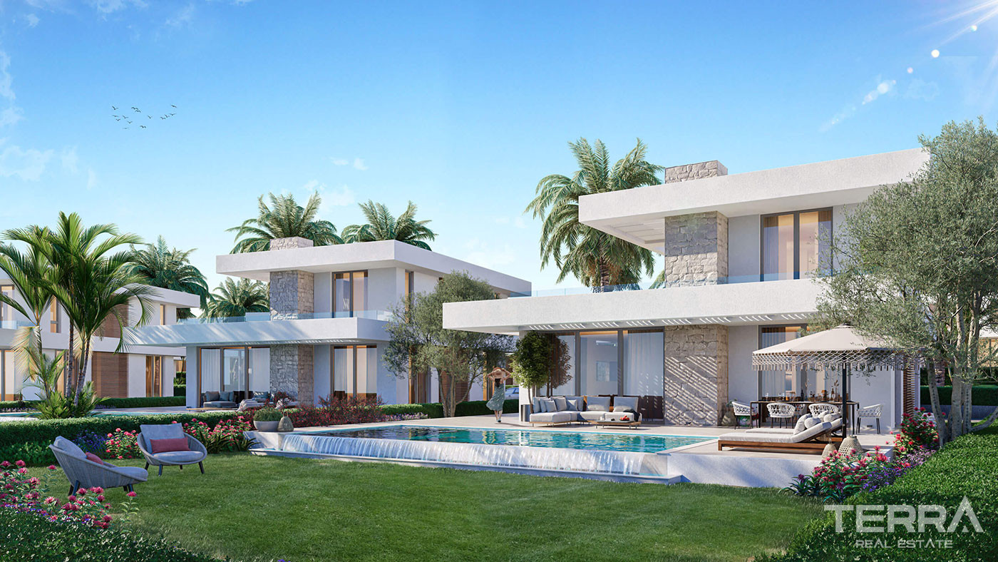 Villas avec vue sur mer à vendre à Esentepe, Kyrenia, Chypre du Nord - 108541