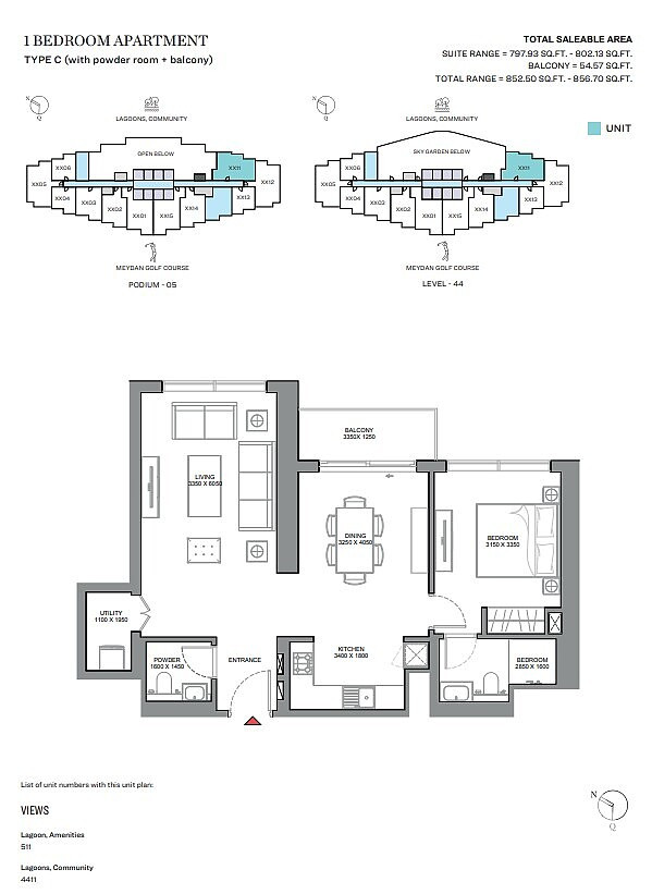 Leiligheter til salgs i Dubai Meydan — Sobha Hartland II - 108628