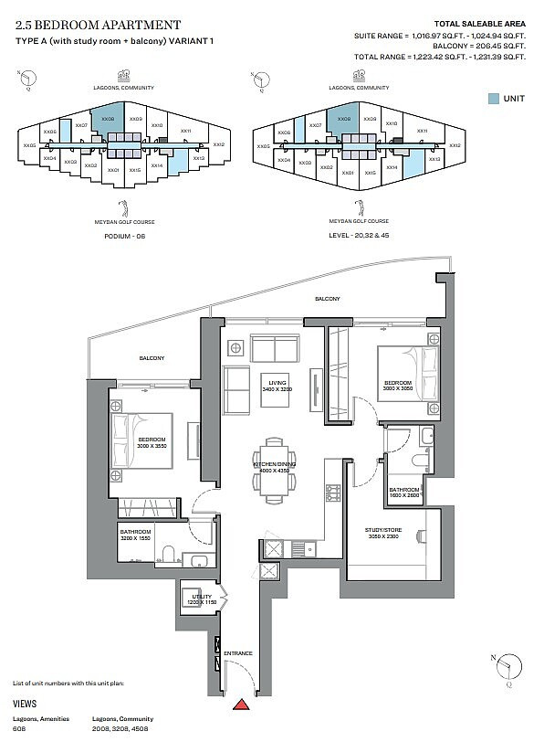 Leiligheter til salgs i Dubai Meydan — Sobha Hartland II - 108630
