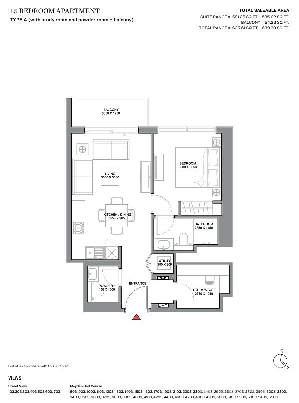 Leiligheter til salgs i Dubai Meydan — Sobha Hartland II - 108632