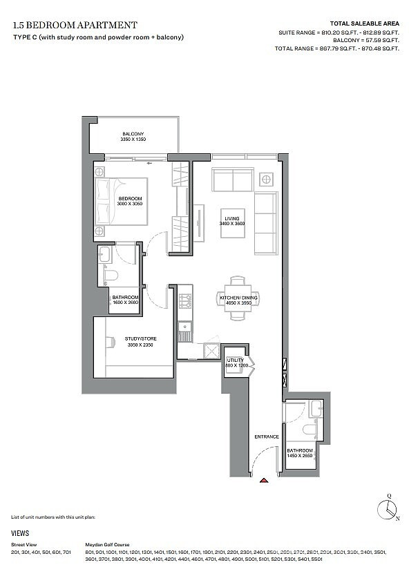 Leiligheter til salgs i Dubai Meydan — Sobha Hartland II - 108633