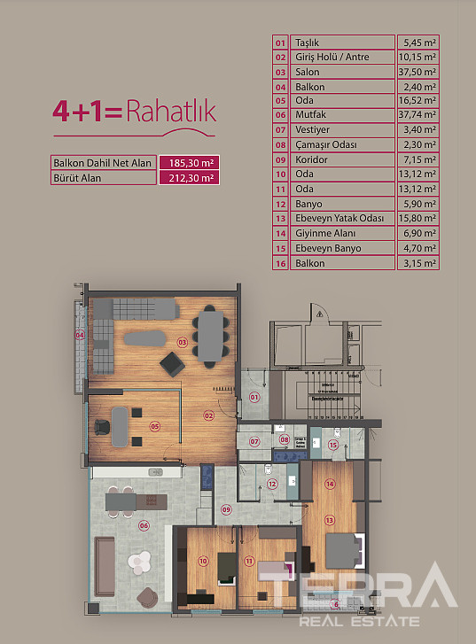 Apartments for Sale in Çankaya, Ankara, Turkey - 108775