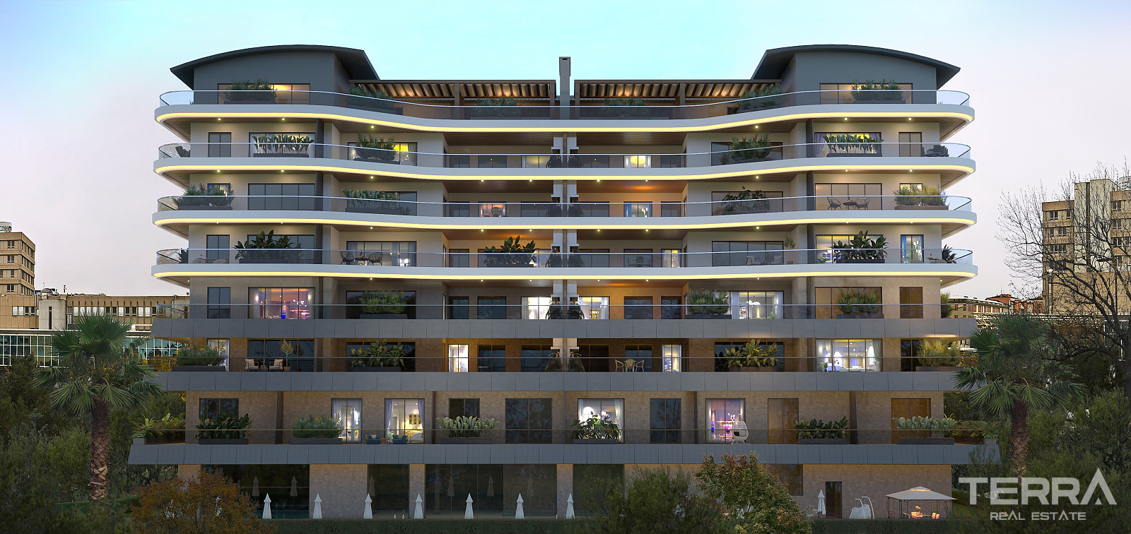 Sea View Apartments for Sale in Kuşadası, Aydın - 109169