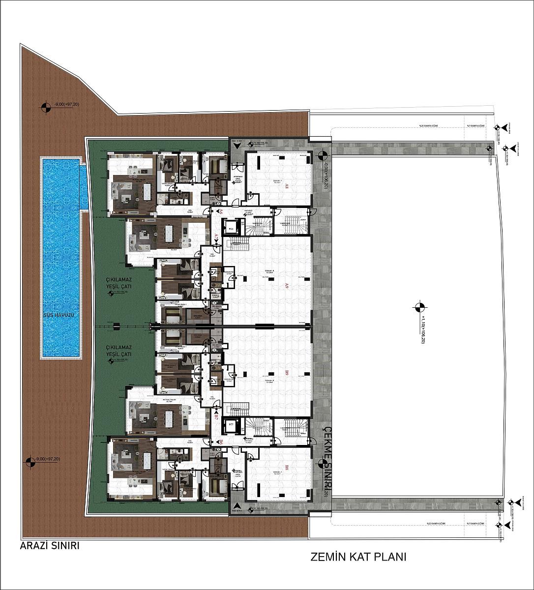 Sea View Apartments for Sale in Kuşadası, Aydın - 109213