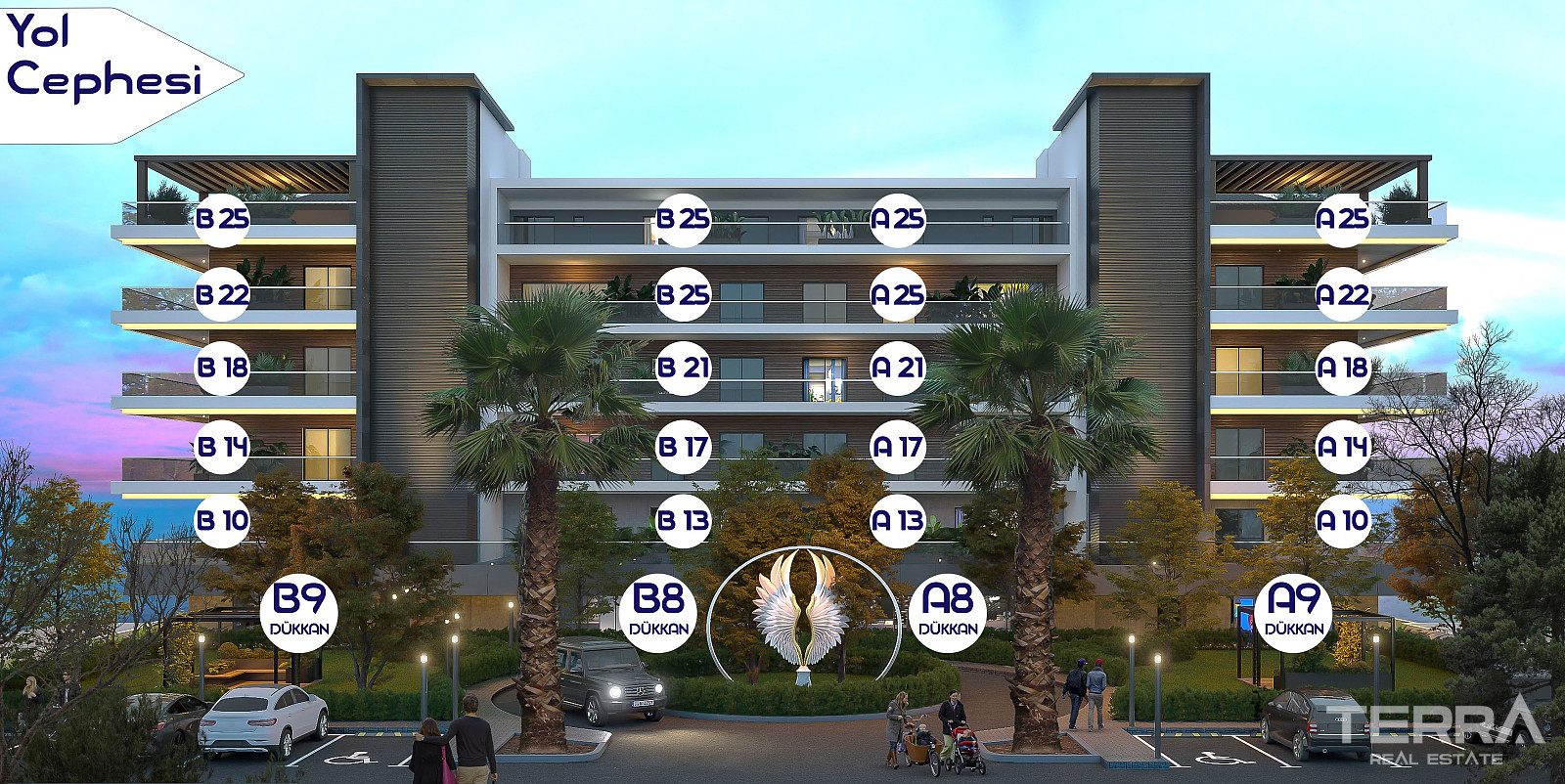Sea View Apartments for Sale in Kuşadası, Aydın - 109220
