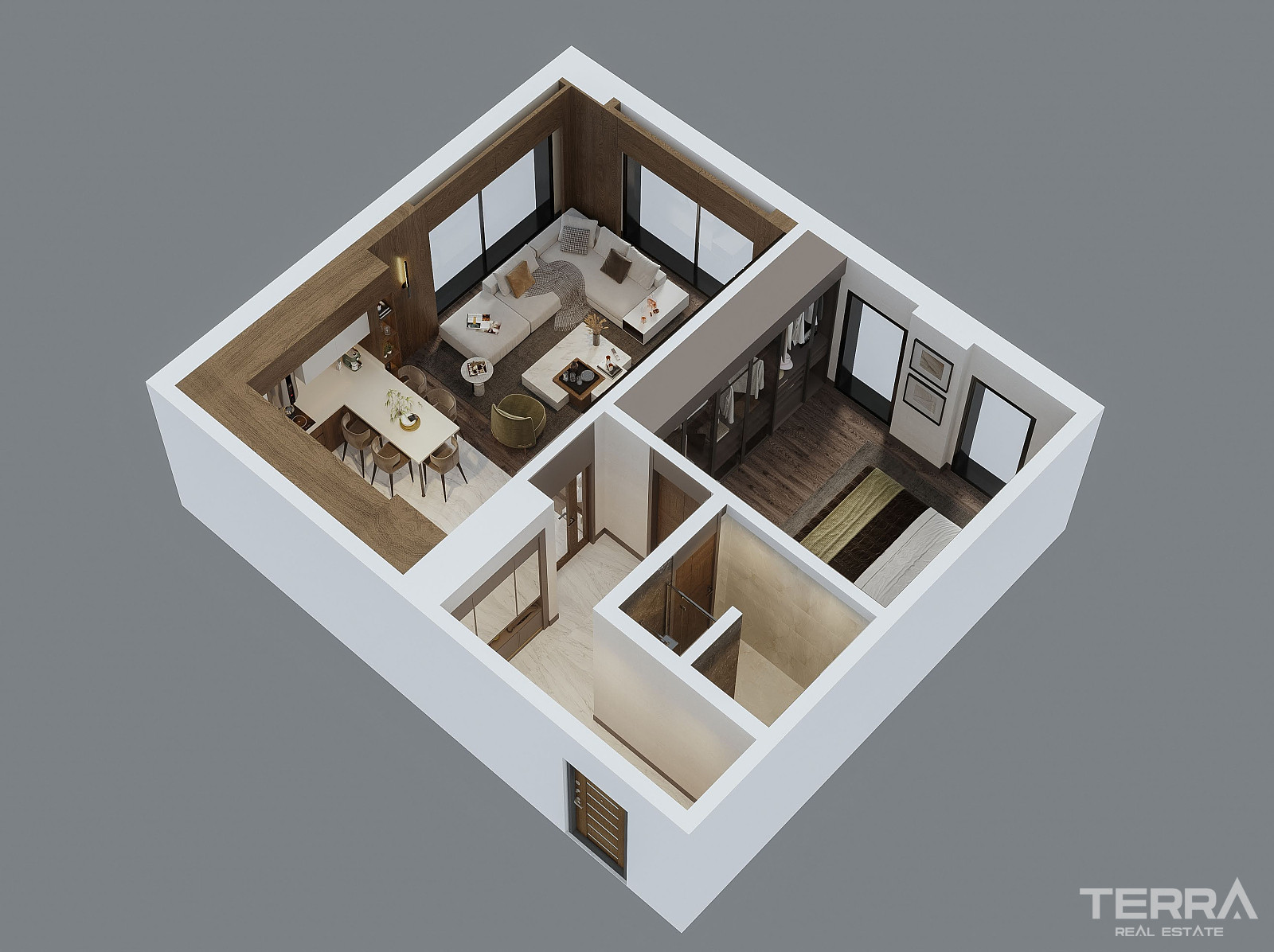 Sea View Apartments for Sale in Kuşadası, Aydın - 109228
