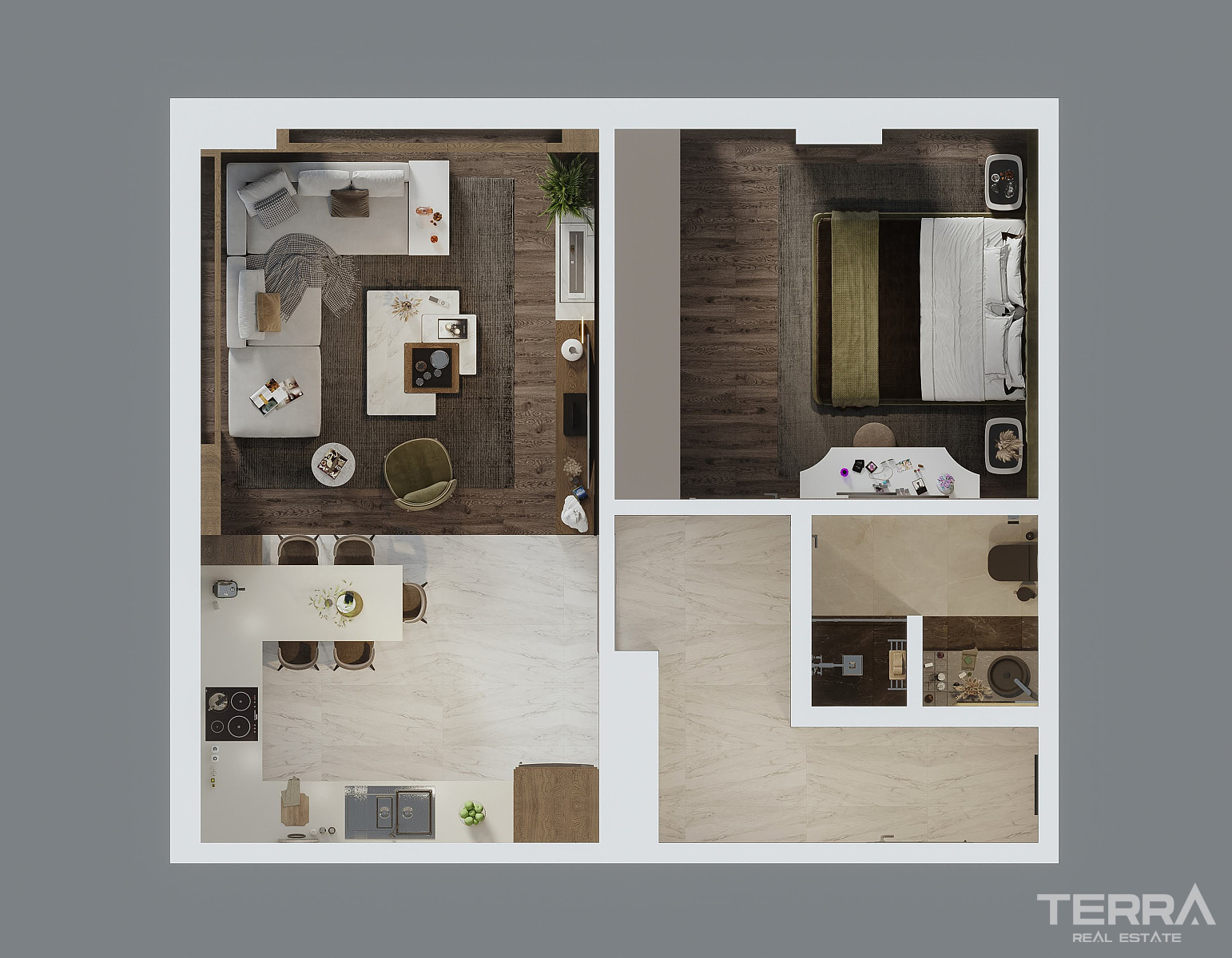 Sea View Apartments for Sale in Kuşadası, Aydın - 109230