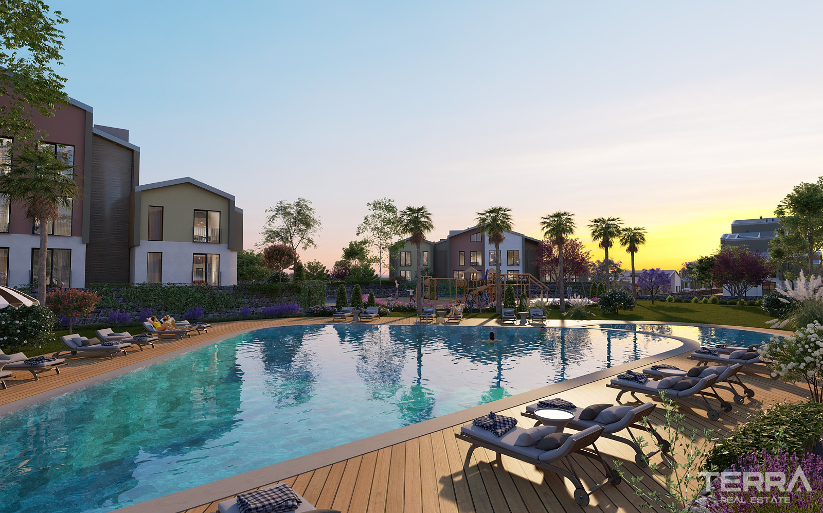Aydın, Kuşadası'nda Doğa Manzaralı Satılık Golf Daireleri - 109255