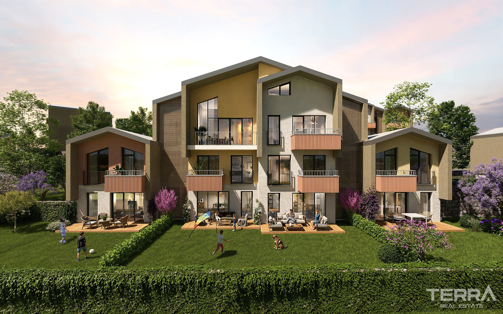 Aydın, Kuşadası'nda Doğa Manzaralı Satılık Golf Daireleri - 109256