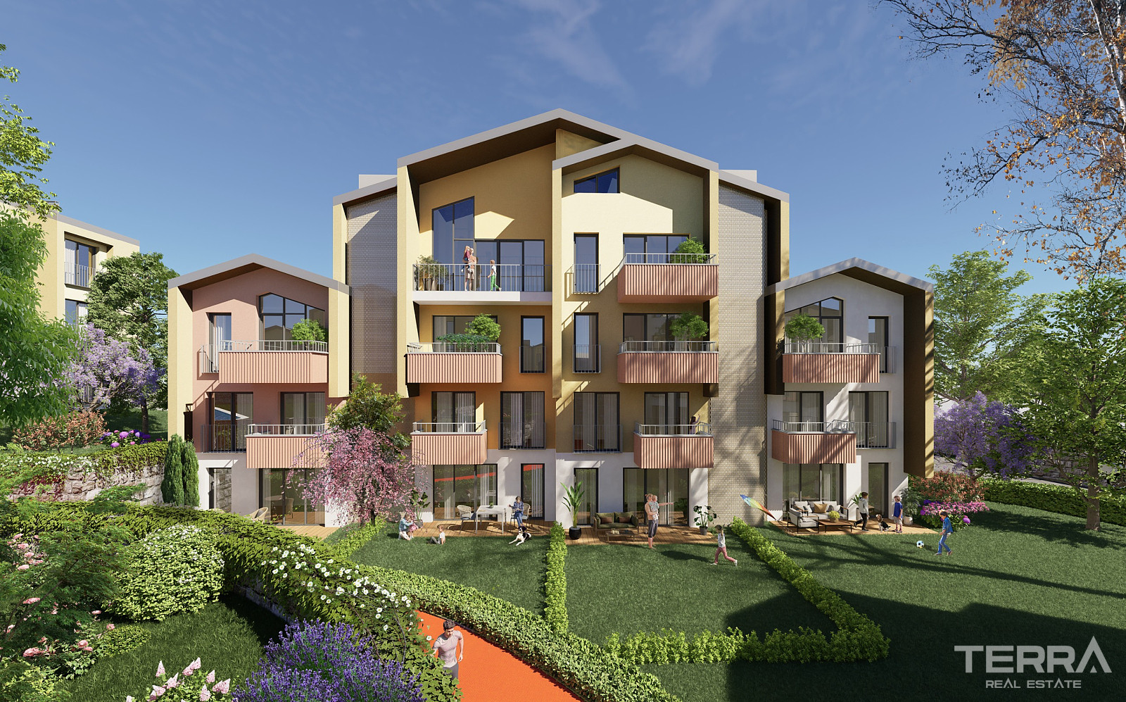 Aydın, Kuşadası'nda Doğa Manzaralı Satılık Golf Daireleri - 109258