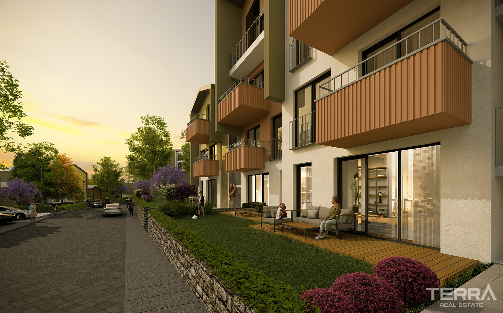 Aydın, Kuşadası'nda Doğa Manzaralı Satılık Golf Daireleri - 109259