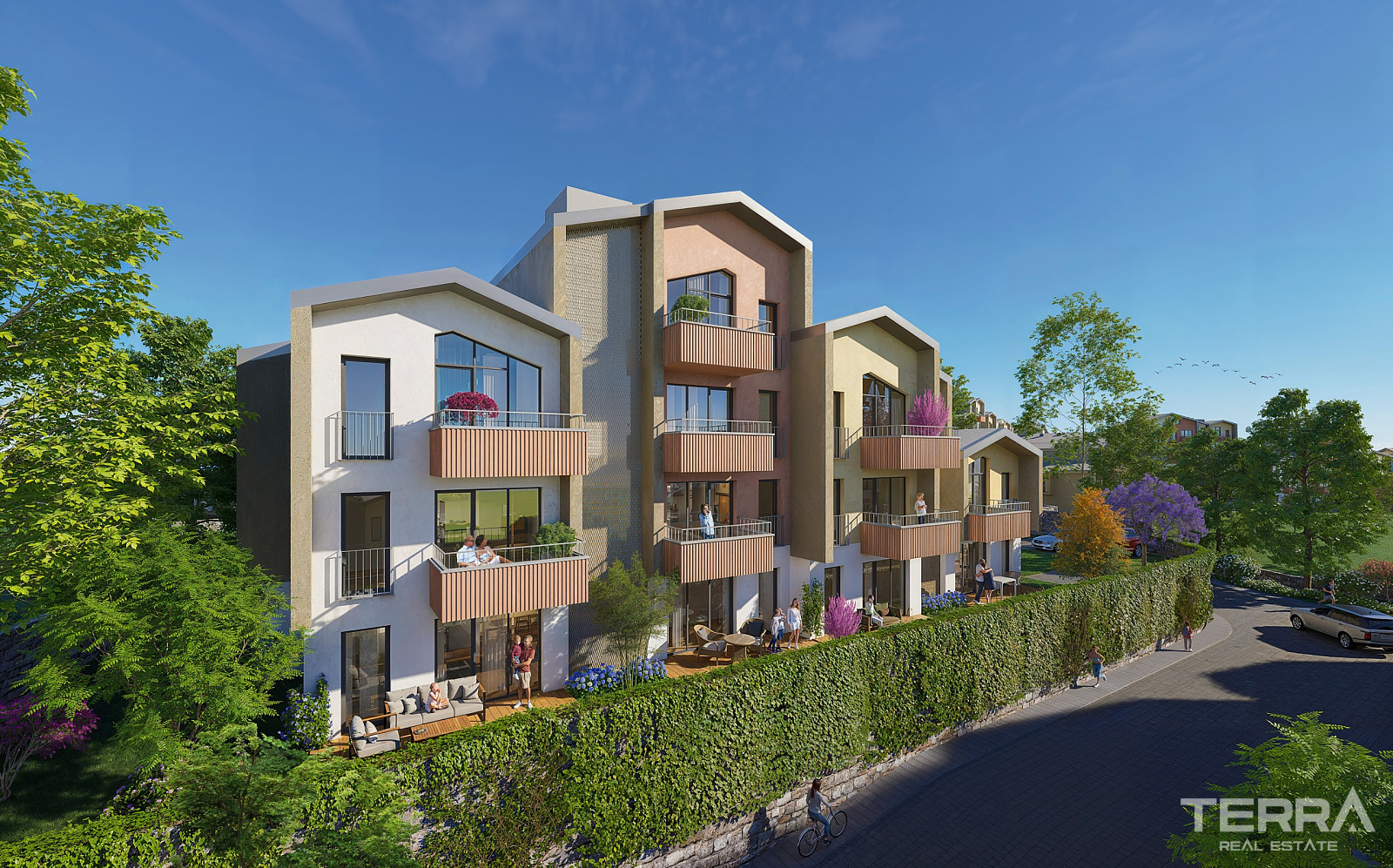 Aydın, Kuşadası'nda Doğa Manzaralı Satılık Golf Daireleri - 109260