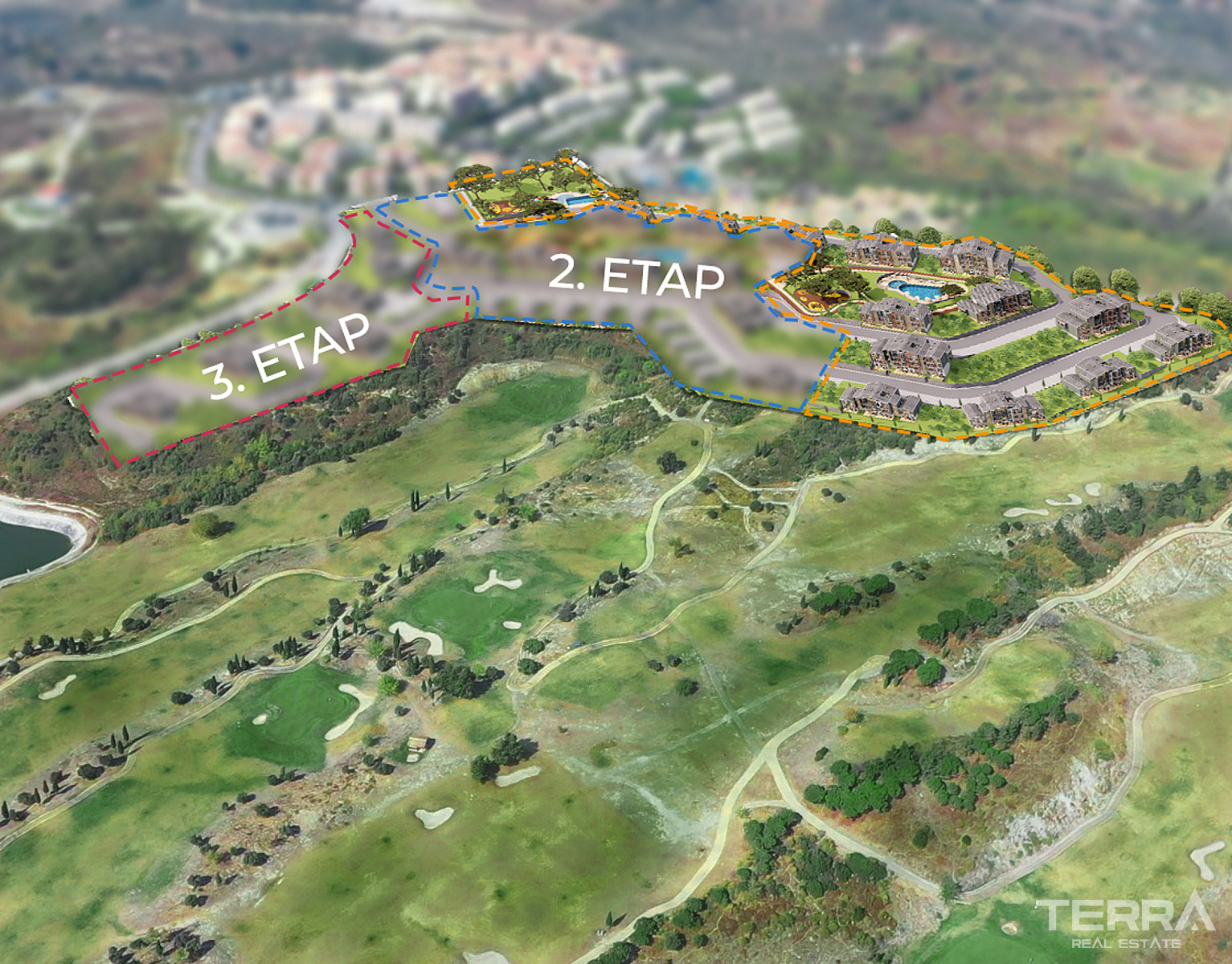 Aydın, Kuşadası'nda Doğa Manzaralı Satılık Golf Daireleri - 109288