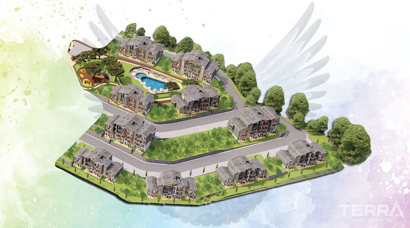 Aydın, Kuşadası'nda Doğa Manzaralı Satılık Golf Daireleri - 109289
