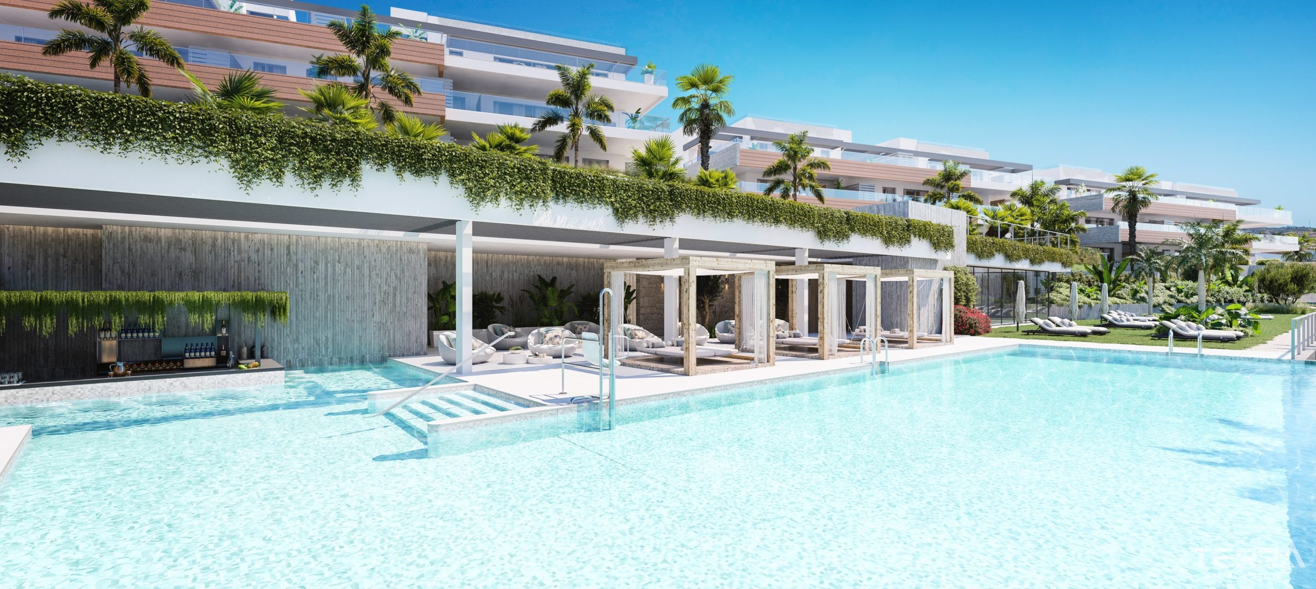 Lejligheder med havudsigt til salg i Marbella, Costa del Sol - 109364