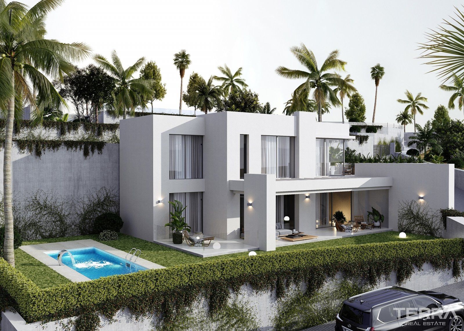 Villas individuelles avec vue mer à vendre à Mijas, Malaga, Espagne - 109376