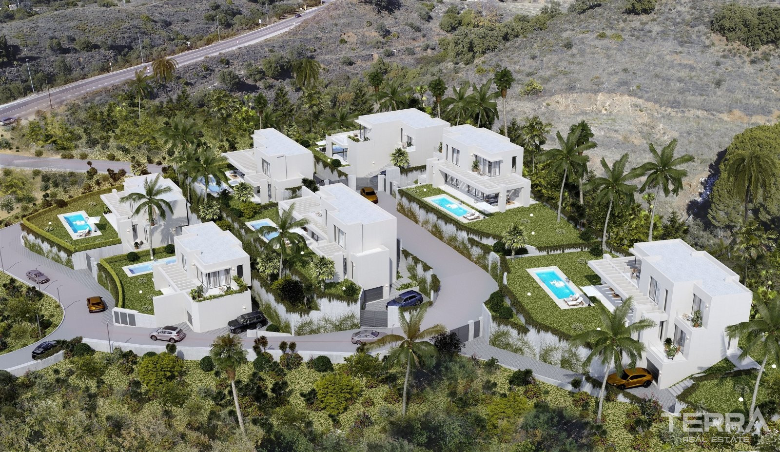 Villas individuelles avec vue mer à vendre à Mijas, Malaga, Espagne - 109379