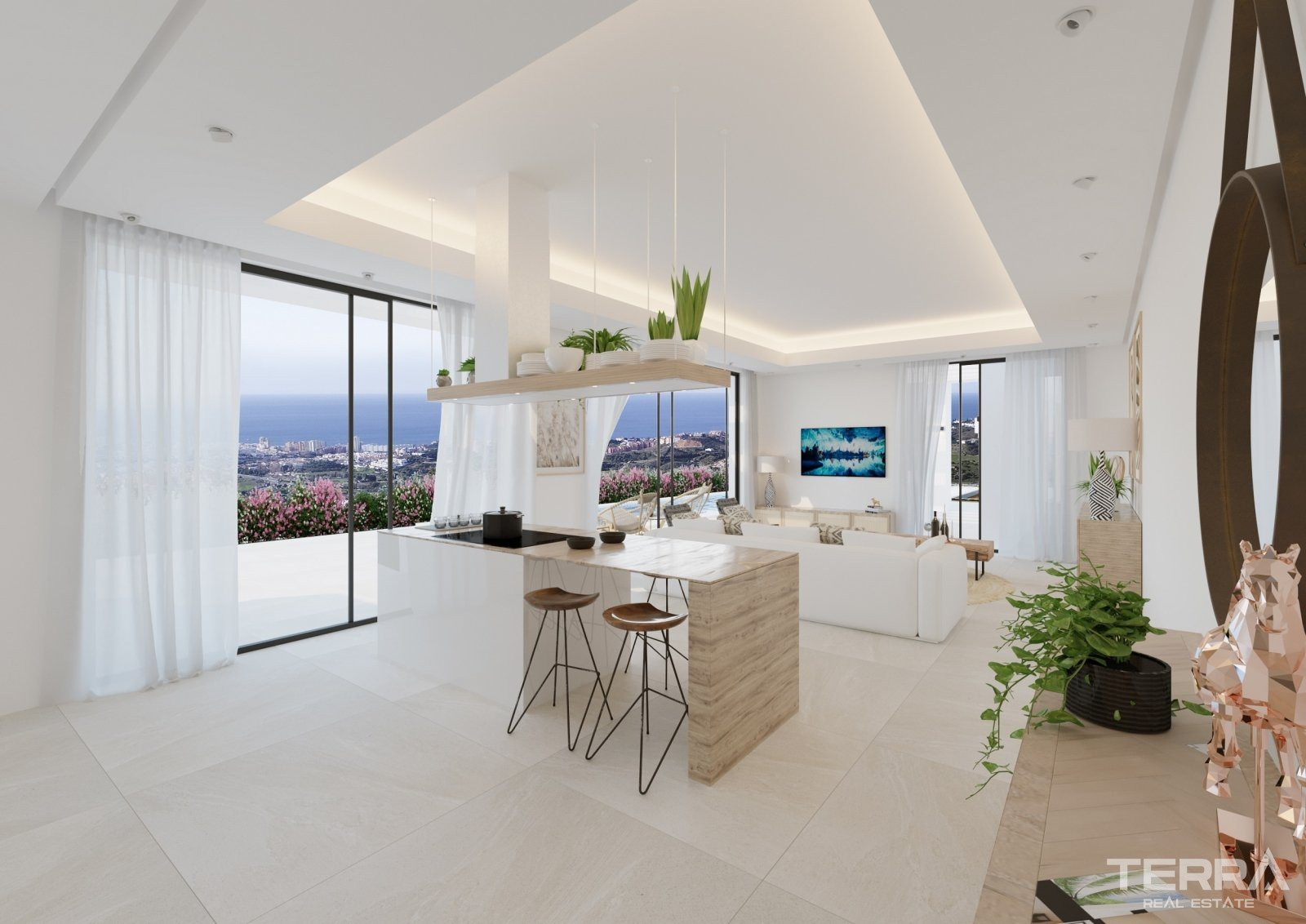 Villas individuelles avec vue mer à vendre à Mijas, Malaga, Espagne - 109382