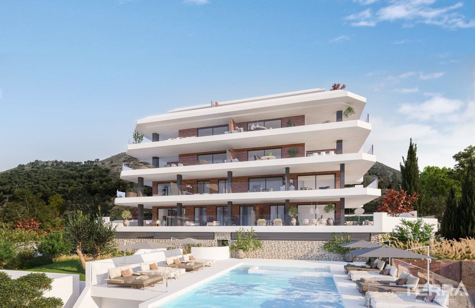 Apartamenty z widokiem na morze na sprzedaż w Benalmadenie, Hiszpania - 109429