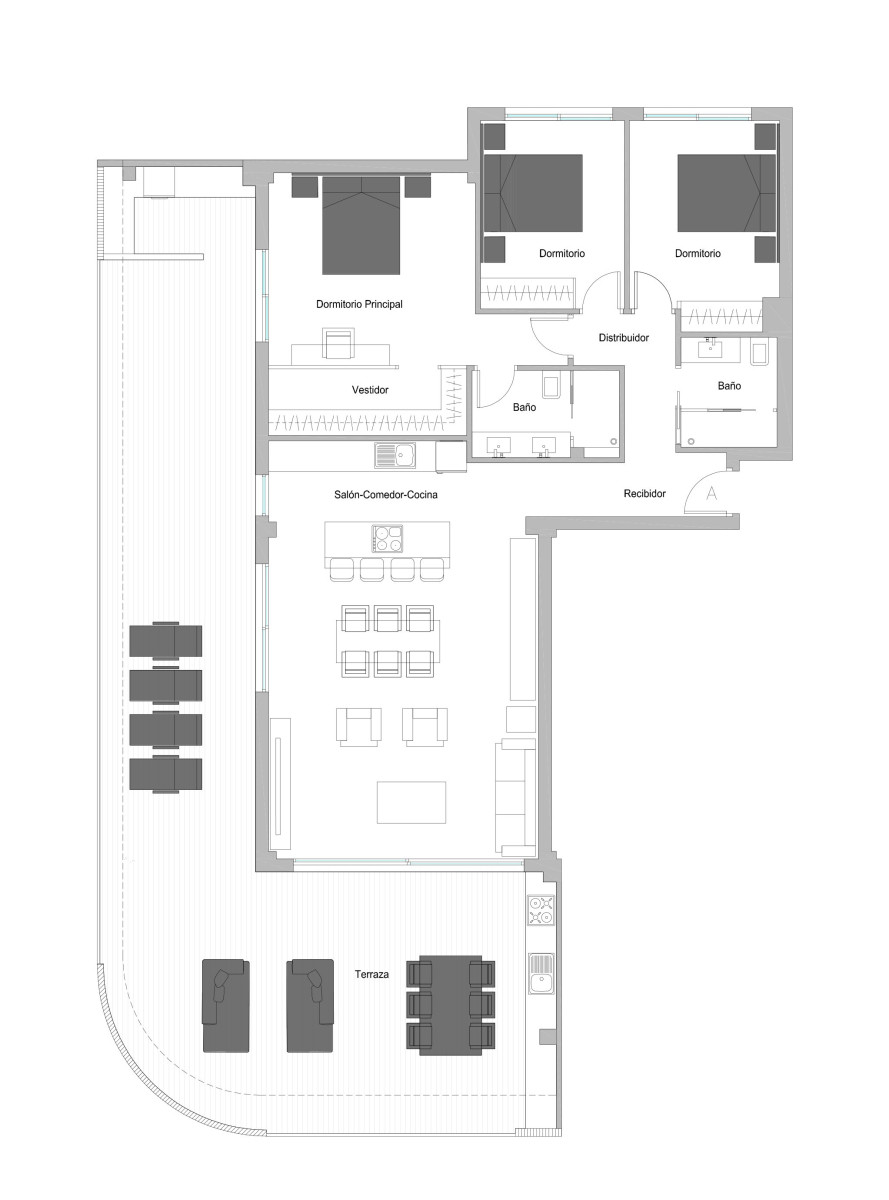 Apartamenty z widokiem na morze na sprzedaż w Benalmadenie, Hiszpania - 109443