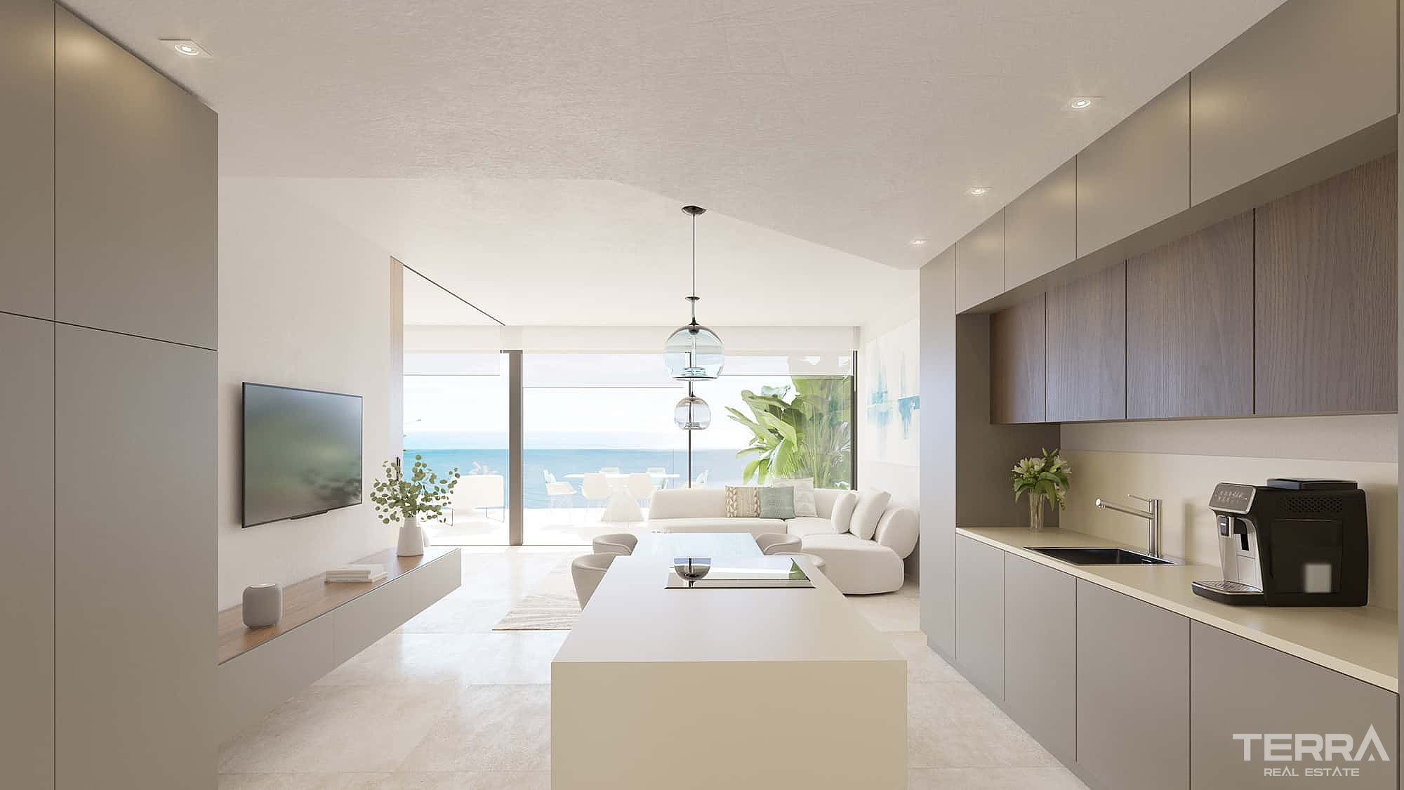 Malaga Fuengirola'da Deniz Manzaralı Ferah Daireler - 109500