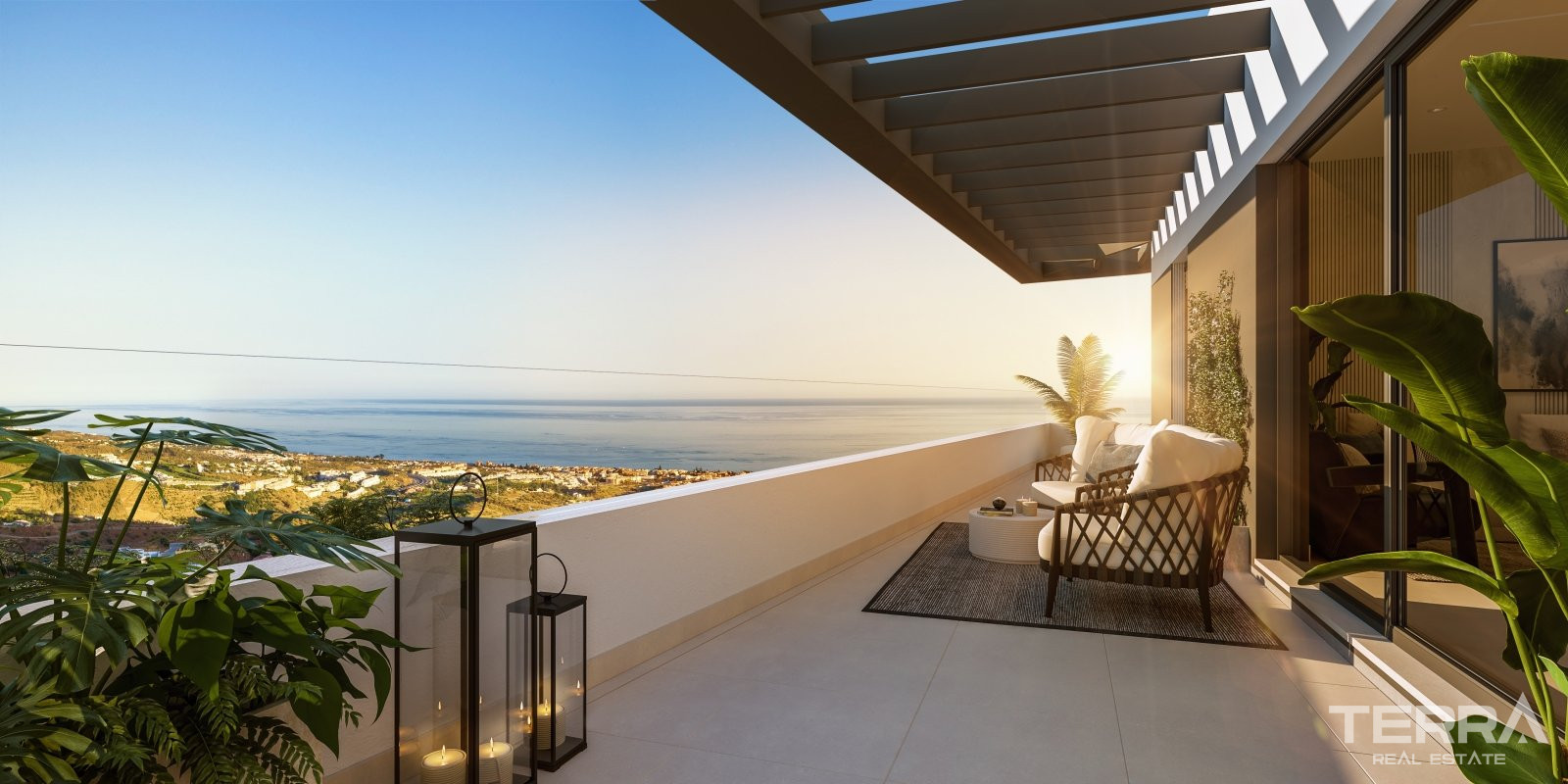 Malaga, Rincón de la Victoria'da Satılık Deniz Manzaralı Daireler - 109526