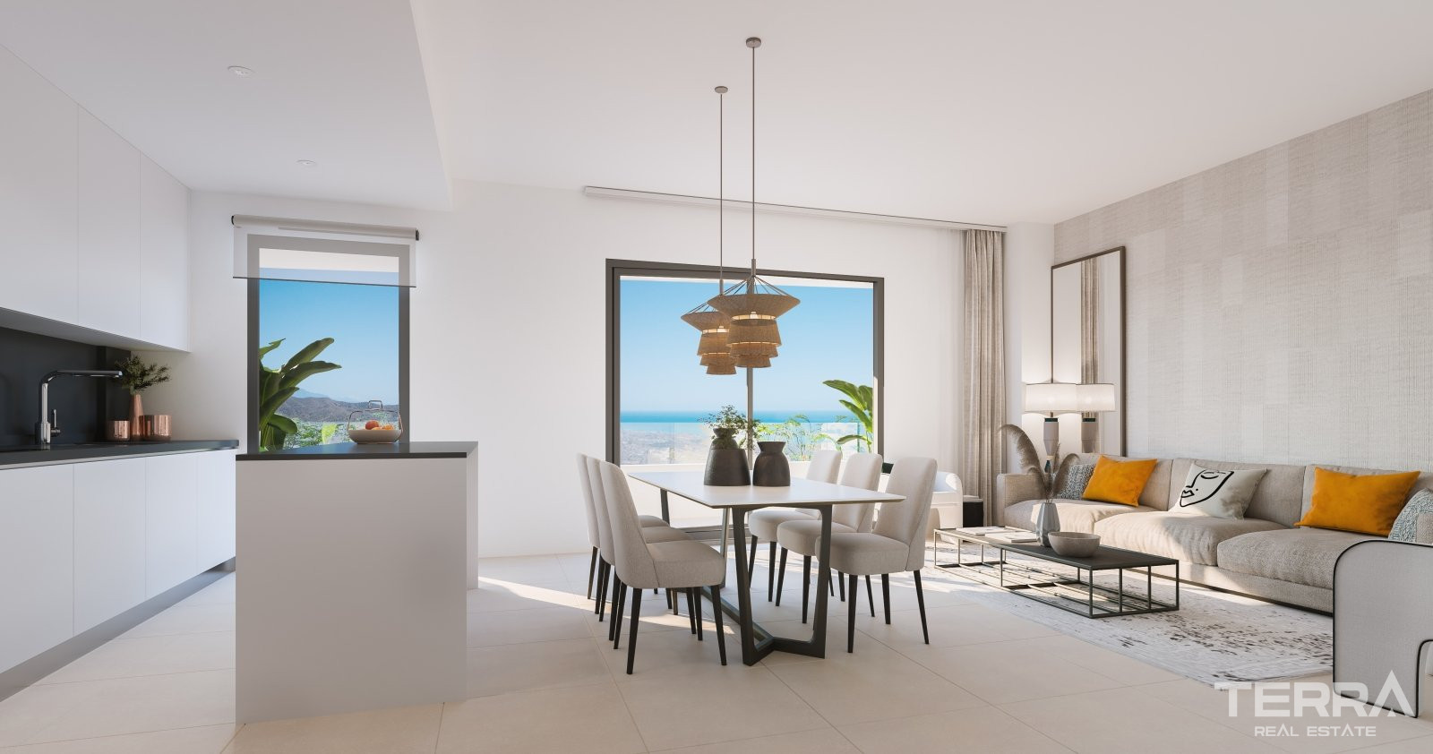 Malaga, Rincón de la Victoria'da Satılık Deniz Manzaralı Daireler - 109536