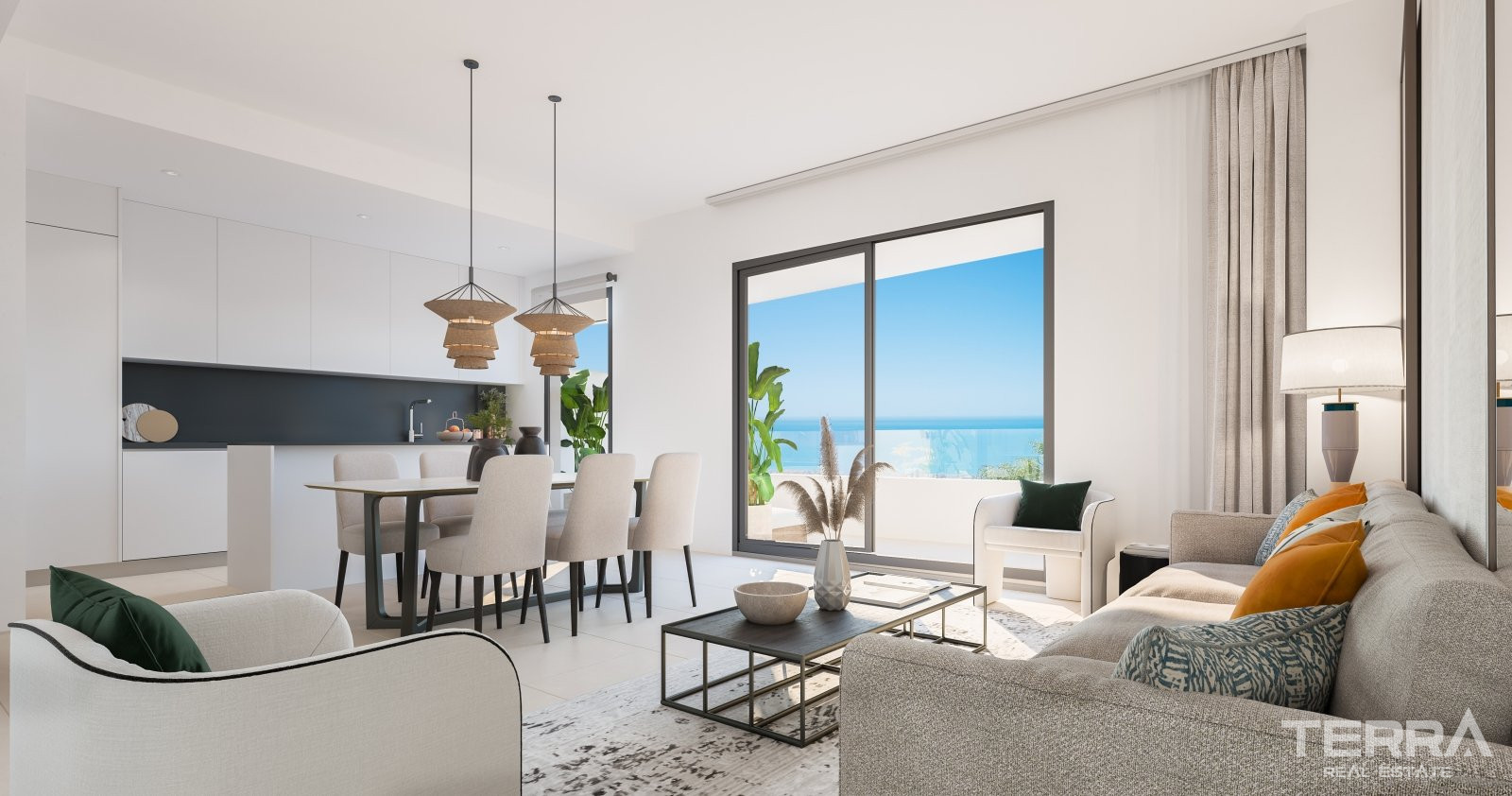 Malaga, Rincón de la Victoria'da Satılık Deniz Manzaralı Daireler - 109537