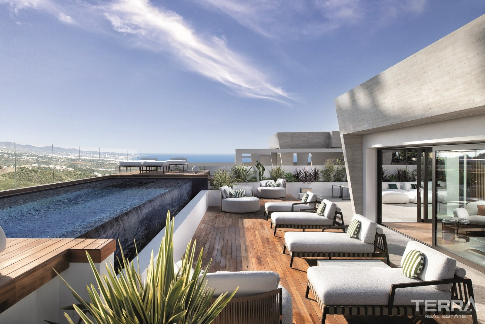 Marbella, Costa del Sol'da Deniz Manzaralı Dubleks Daireler - 109717