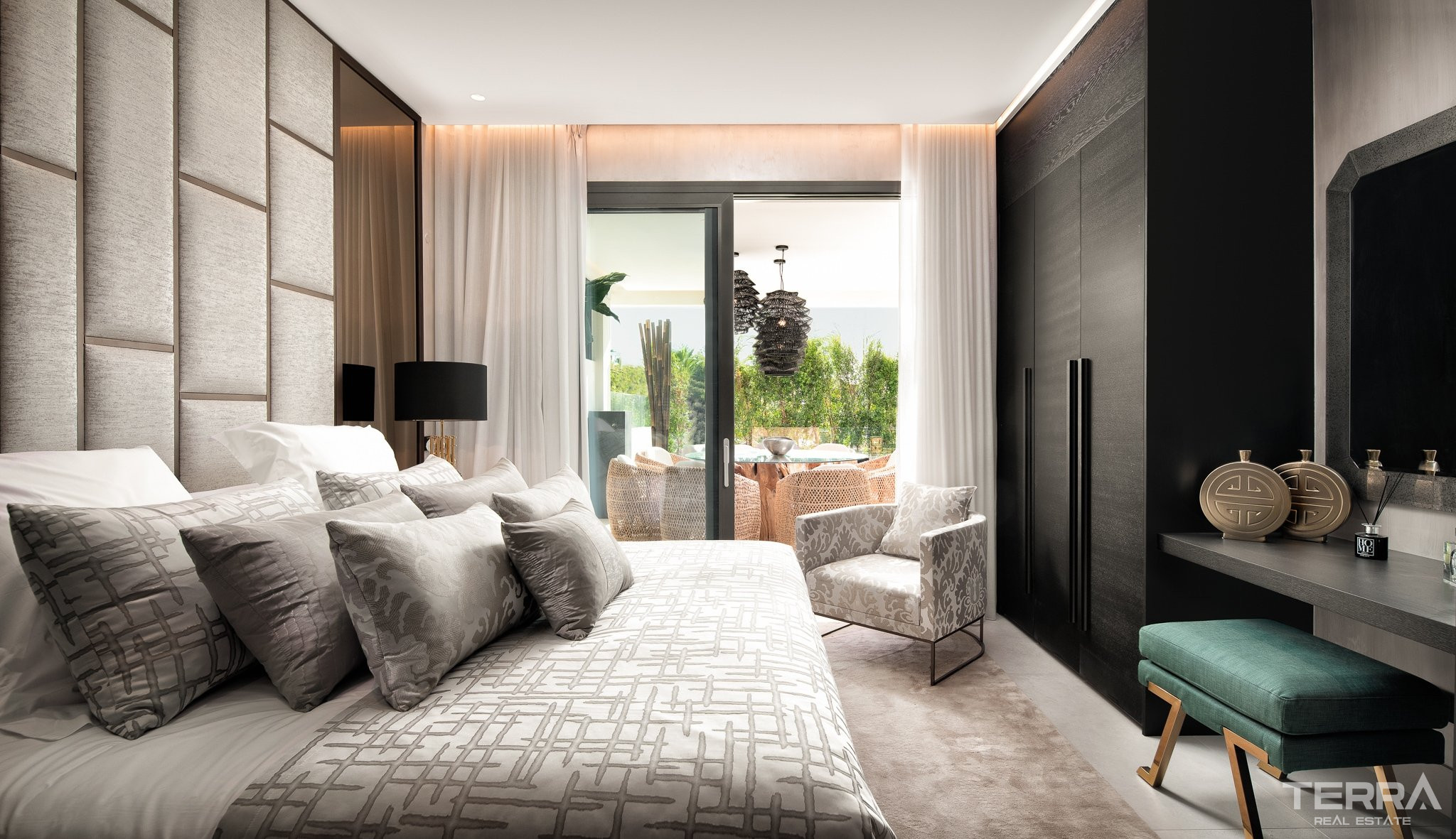 Marbella, Costa del Sol'da Deniz Manzaralı Dubleks Daireler - 109725