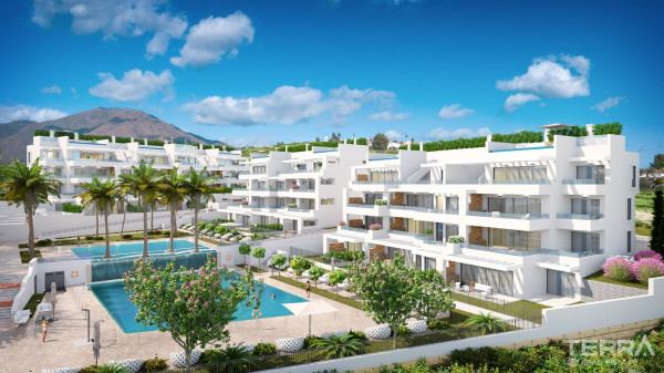 Malaga, Estepona'da Satılık Deniz Manzaralı Daireler