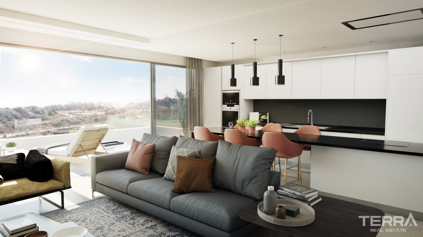 Malaga, Estepona'da Satılık Deniz Manzaralı Daireler - 109743
