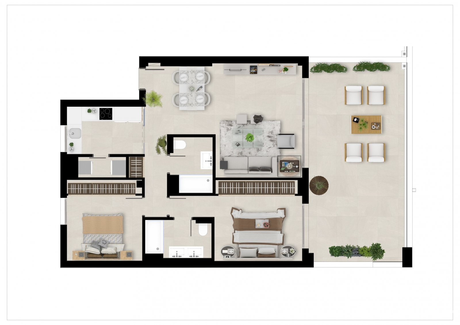 Exclusive Apartments for Sale in Marbella, Costa del Sol - 109787
