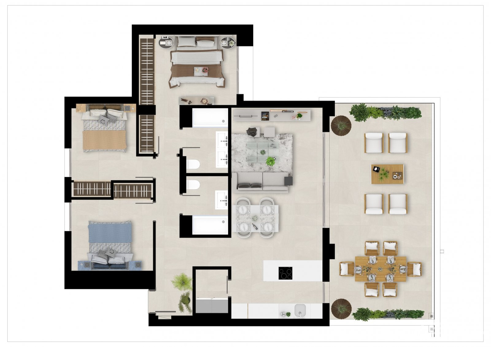 Exclusive Apartments for Sale in Marbella, Costa del Sol - 109788