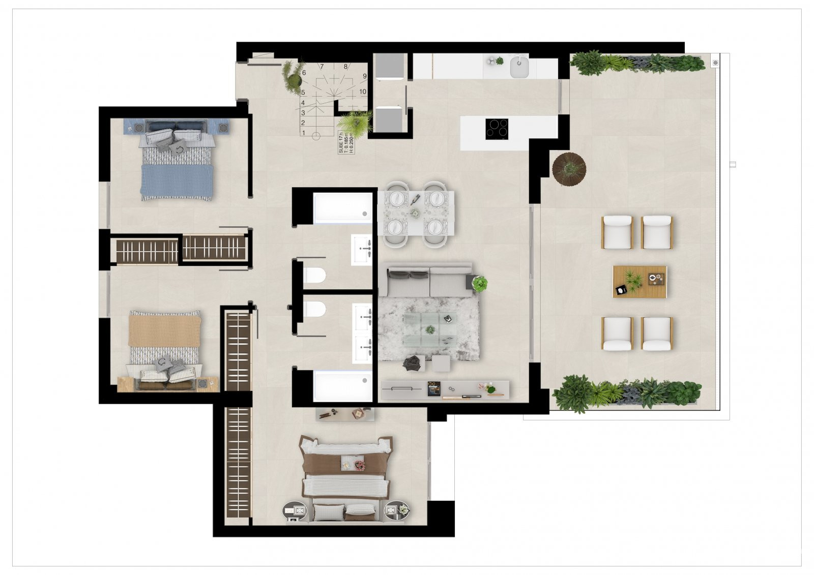 Exclusive Apartments for Sale in Marbella, Costa del Sol - 109789
