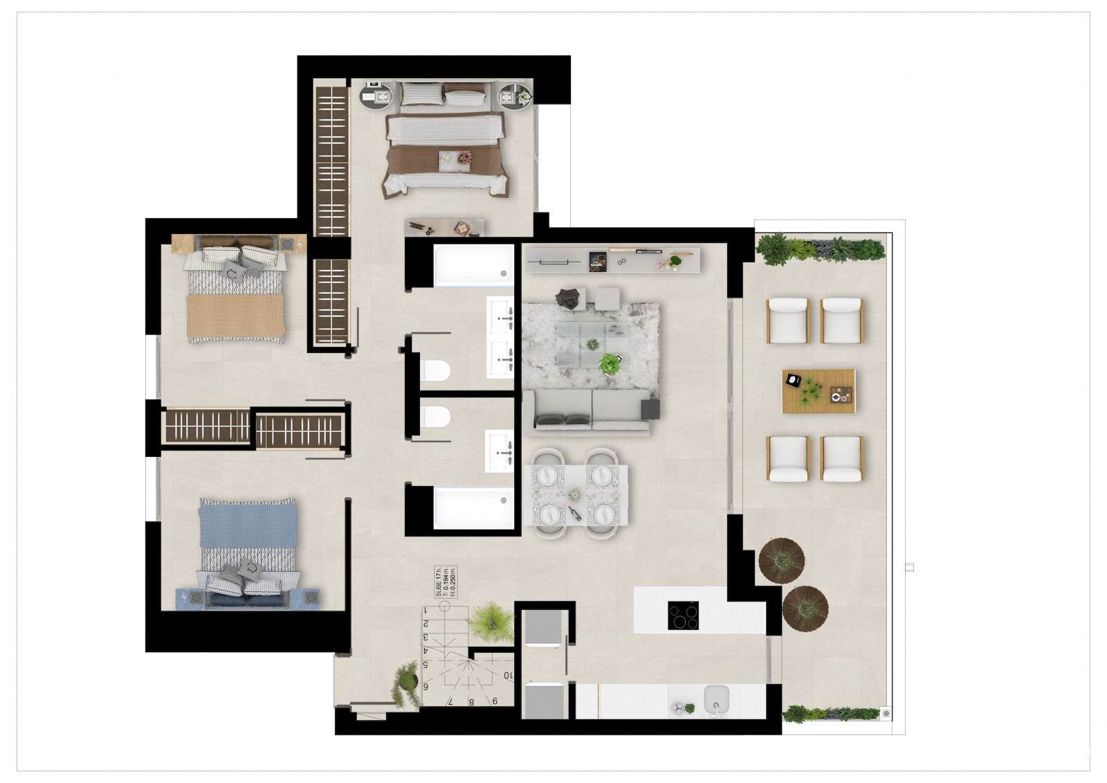 Exclusive Apartments for Sale in Marbella, Costa del Sol - 109797