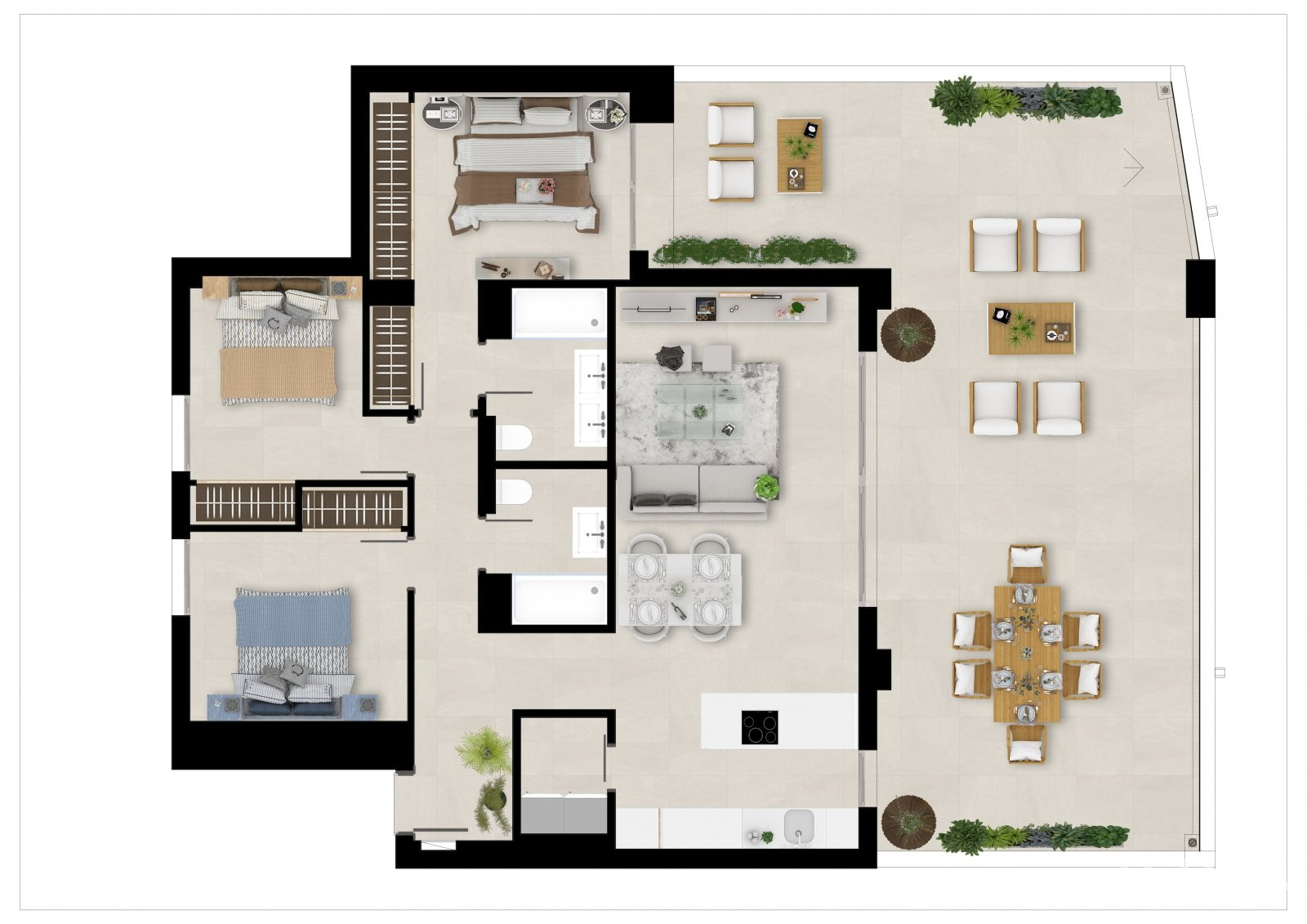 Exclusive Apartments for Sale in Marbella, Costa del Sol - 109798