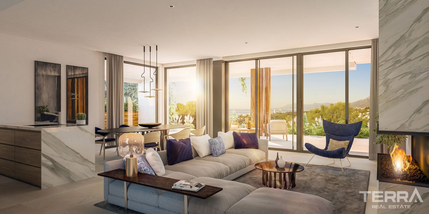 Malaga, Marbella'da Deniz Manzaralı Satılık Golf Daireleri - 109804