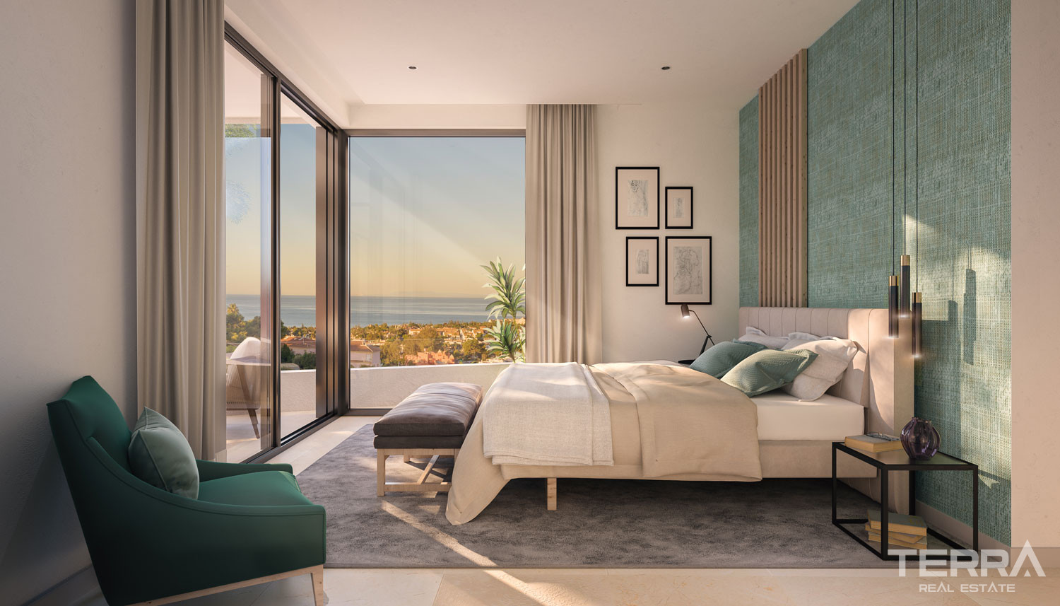 Malaga, Marbella'da Deniz Manzaralı Satılık Golf Daireleri - 109805