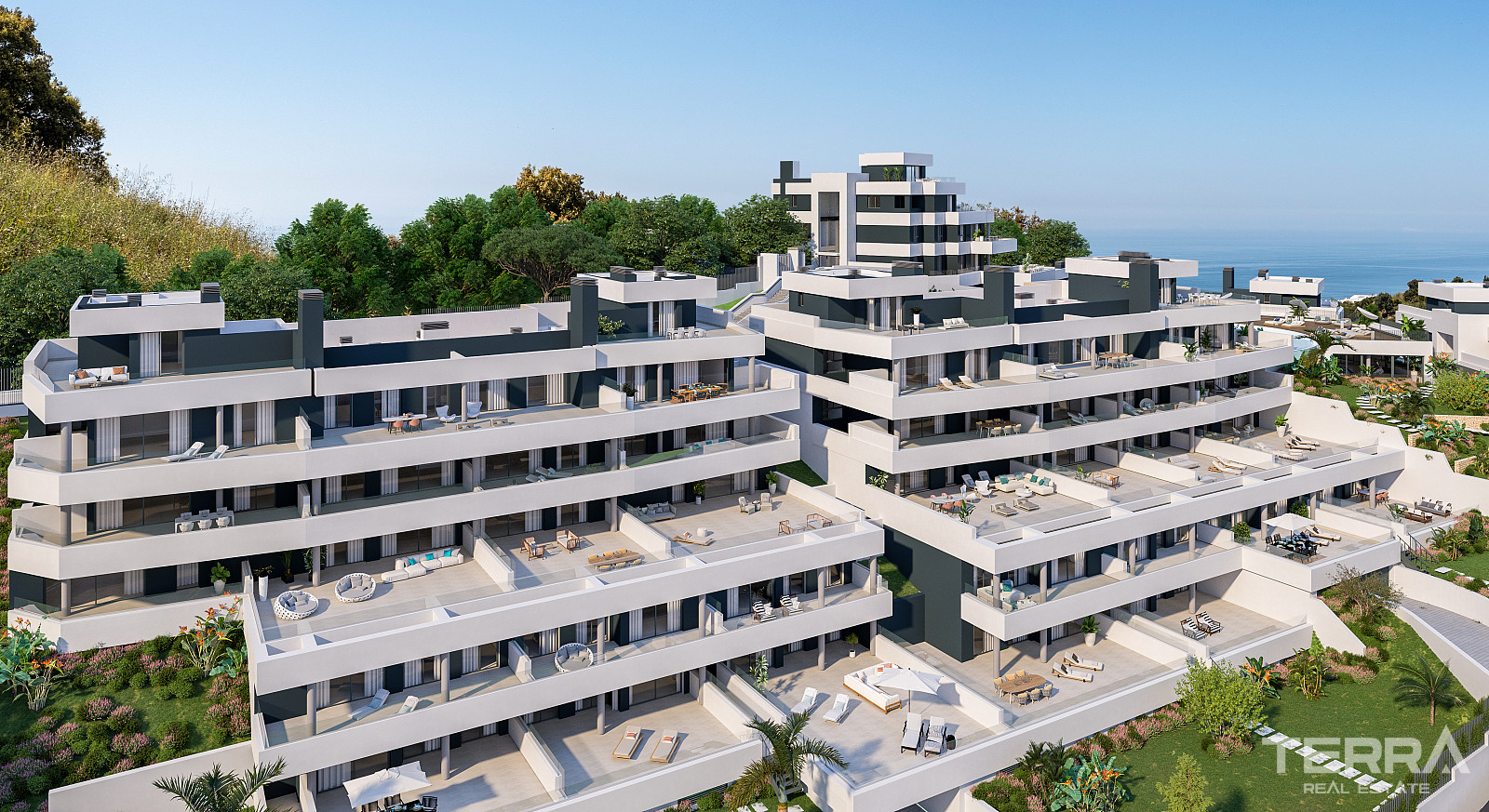 Marbella, Costa del Sol'da Satılık Deniz Manzaralı Daireler - 109868