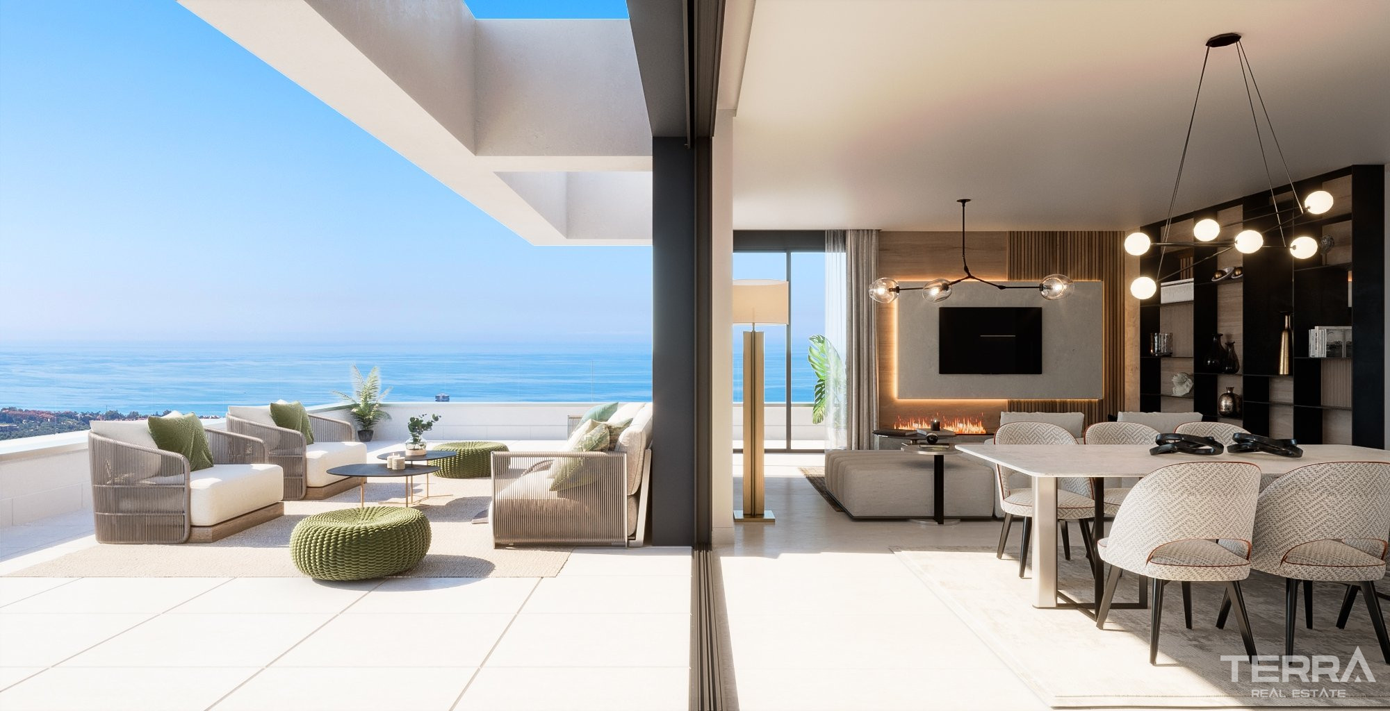Marbella, Costa del Sol'da Satılık Deniz Manzaralı Daireler - 109884