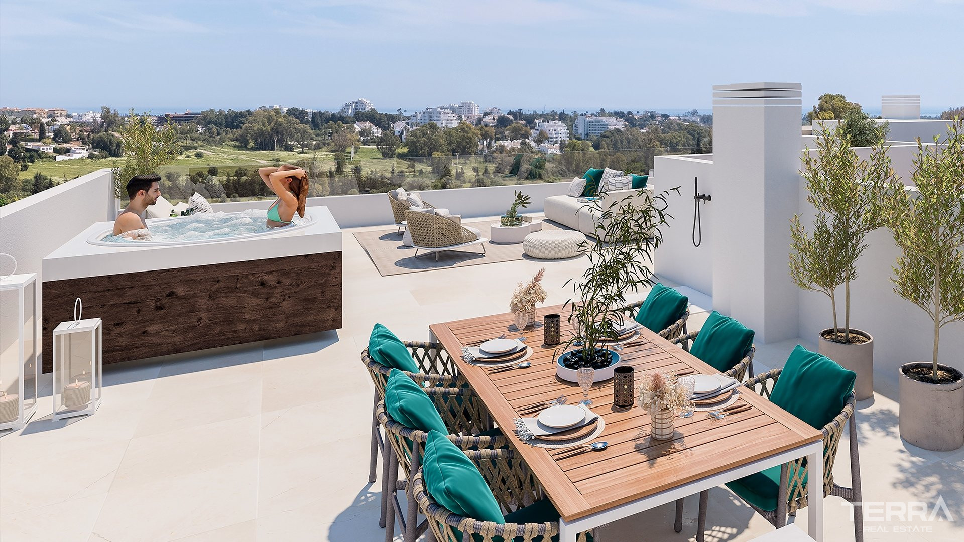Estepona'da Golf Sahasına Yakın Konumda Hemen Teslim Daireler - 109953