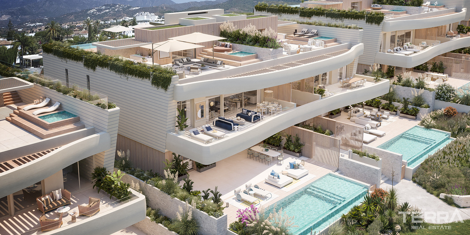Marbella, Costa del Sol'da Deniz Sıfır Ultra Lüks Daireler - 109971