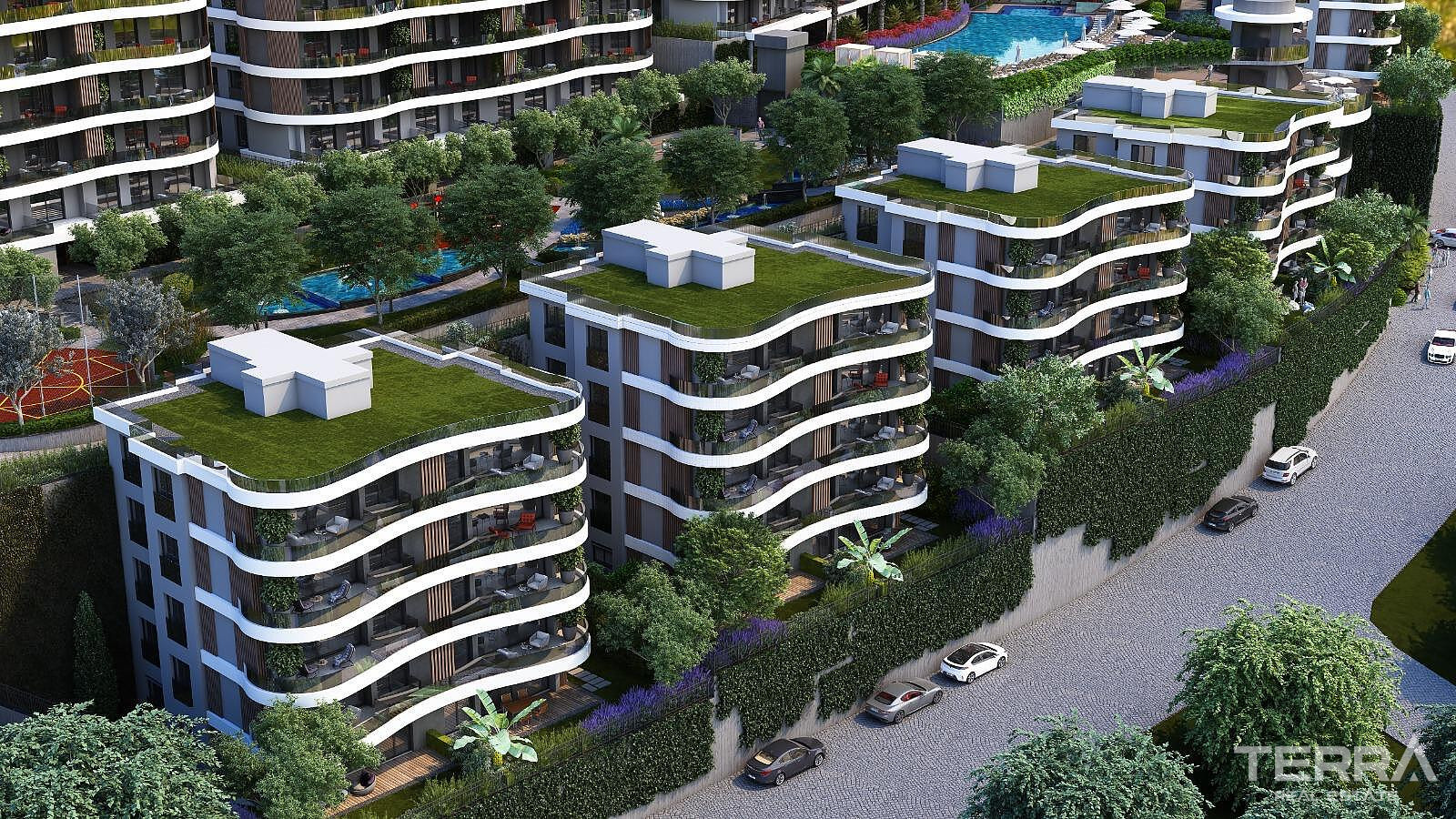 Sea View Apartments for Sale in Kuşadası, Aydın - 110292